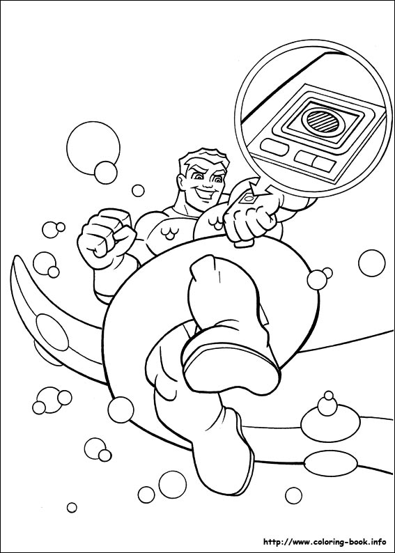 Super Friends coloring picture