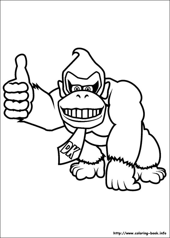 Super Mario Bros. coloring picture