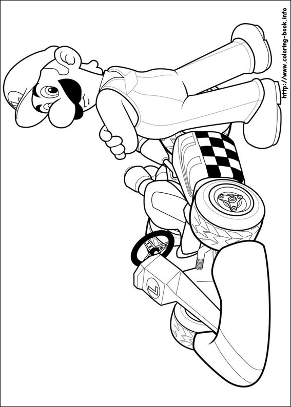 Super Mario Bros. coloring picture