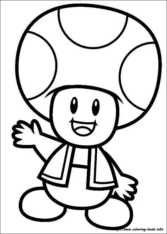 Super Mario Bros. coloring picture