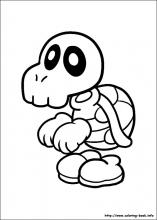 mario bros free printable coloring pages