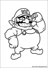 mario bros free printable coloring pages