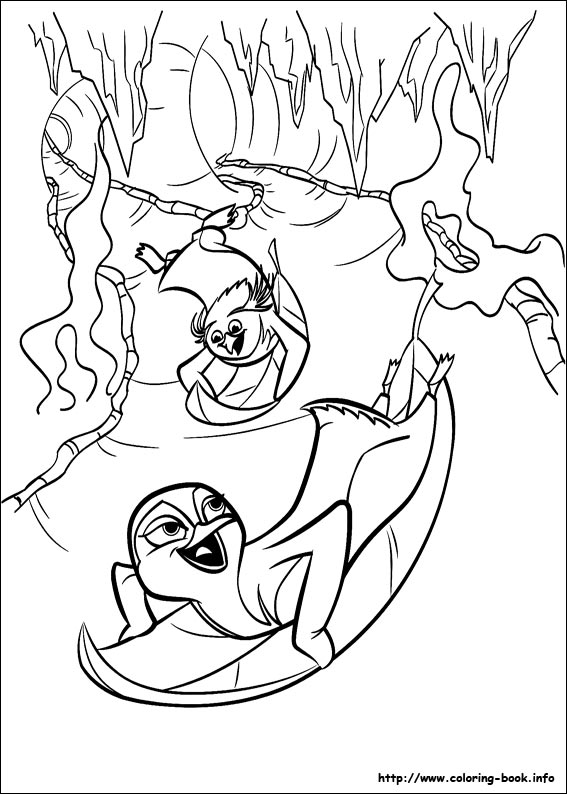 Surf's up coloring picture