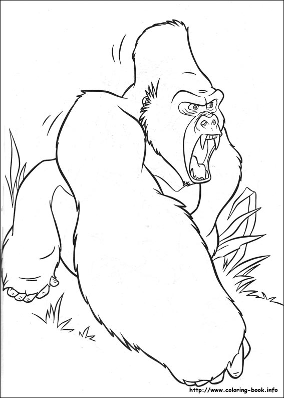 Tarzan coloring picture