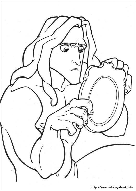 Tarzan coloring picture