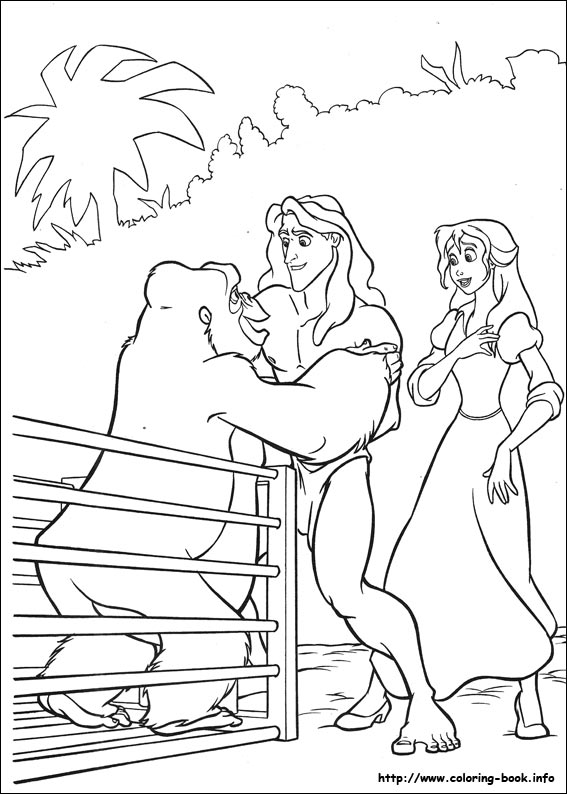 Tarzan coloring picture