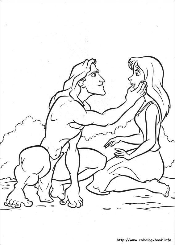 Tarzan coloring picture