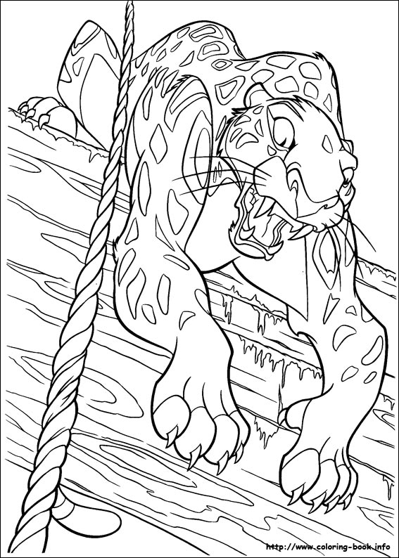 Tarzan coloring picture