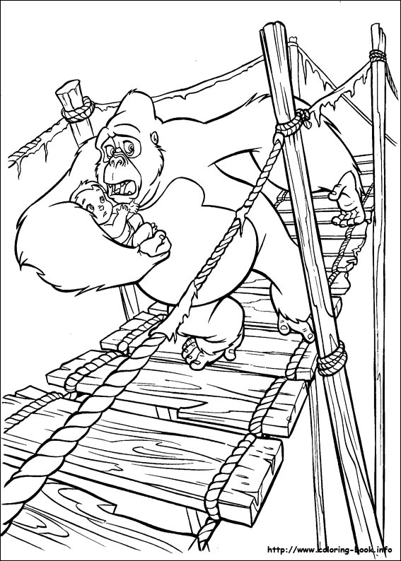 Tarzan coloring picture