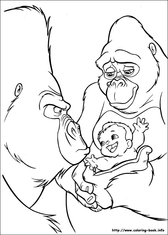 Tarzan coloring picture