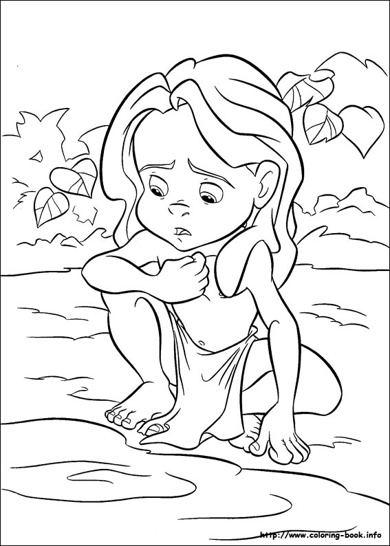 Tarzan coloring picture