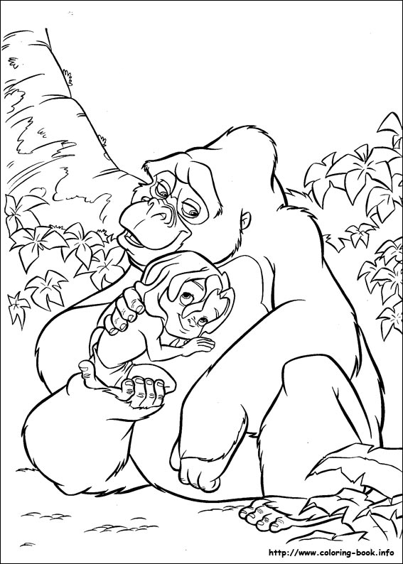 Tarzan coloring picture