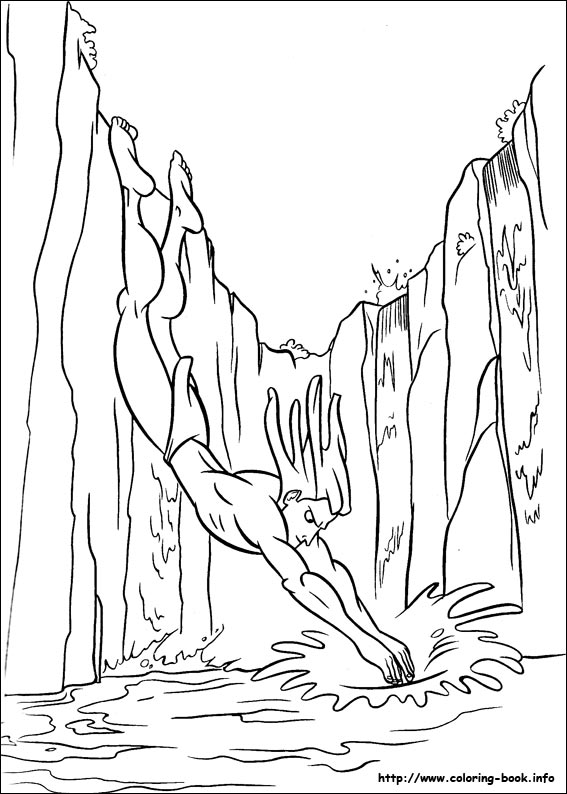 Tarzan coloring picture