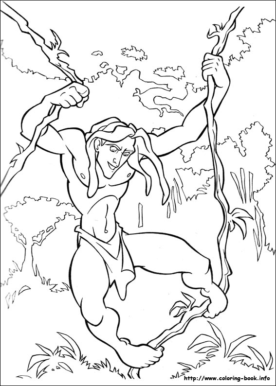 Tarzan coloring picture