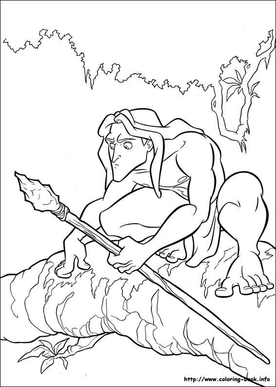 Tarzan coloring picture