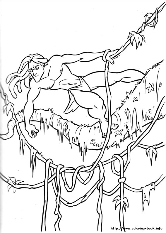 Tarzan coloring picture