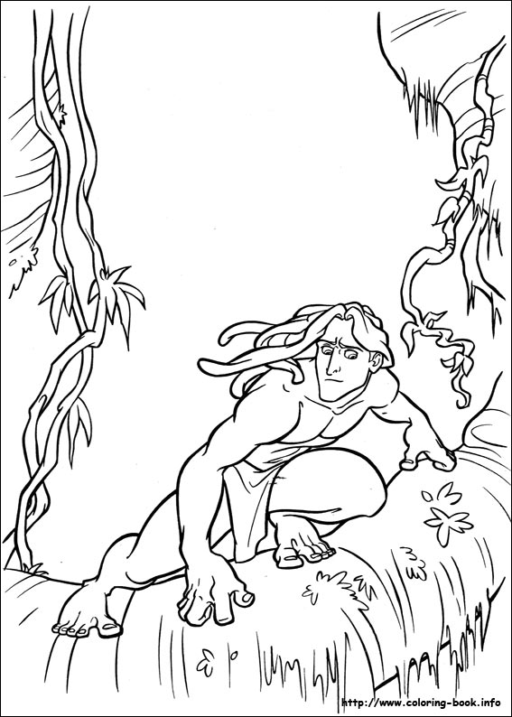 Tarzan coloring picture