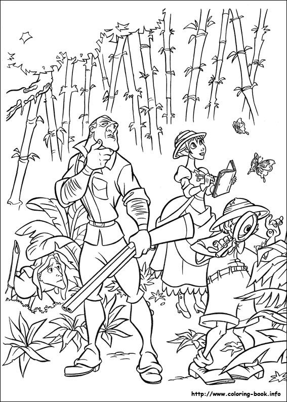 Tarzan coloring picture