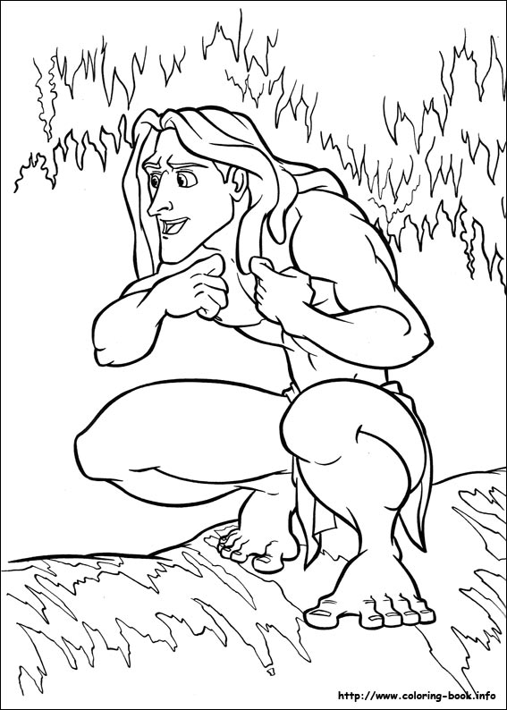 Tarzan coloring picture