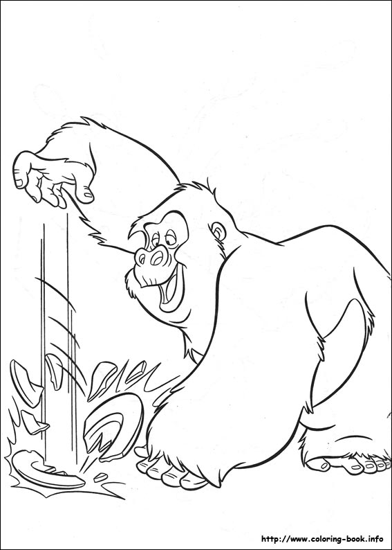 Tarzan coloring picture