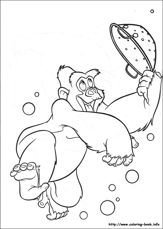 Tarzan coloring picture