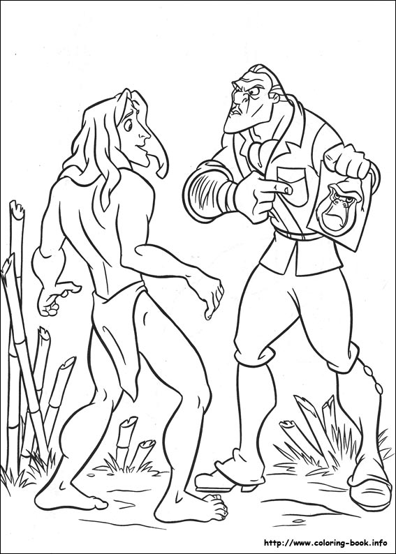 Tarzan coloring picture