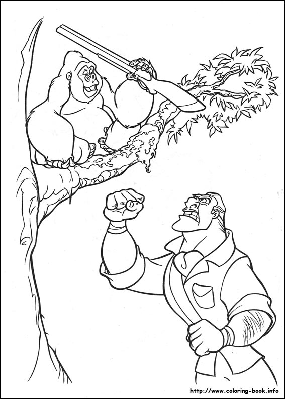 Tarzan coloring picture