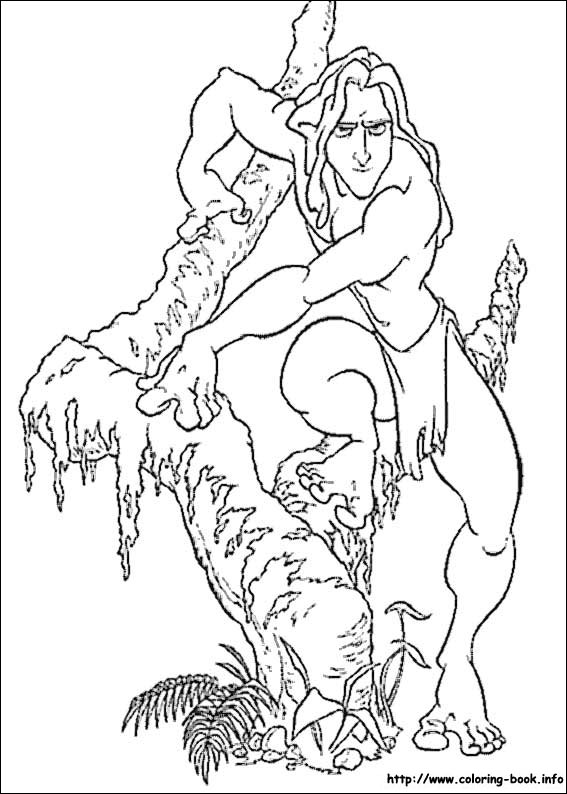 Tarzan coloring picture