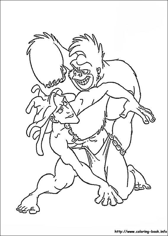 Tarzan coloring picture