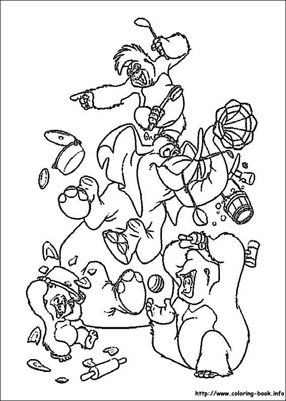 Tarzan coloring picture