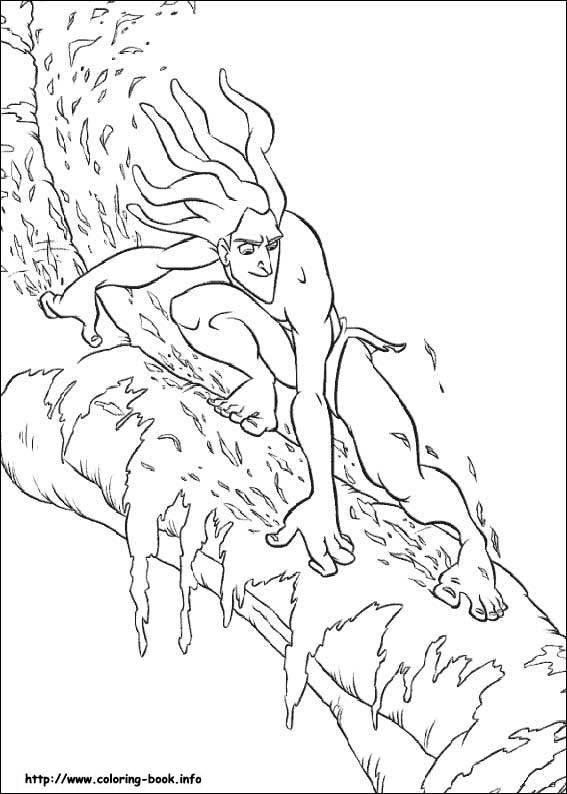 Tarzan coloring picture