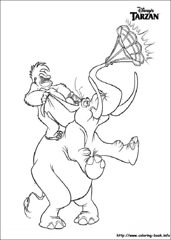 Tarzan coloring picture