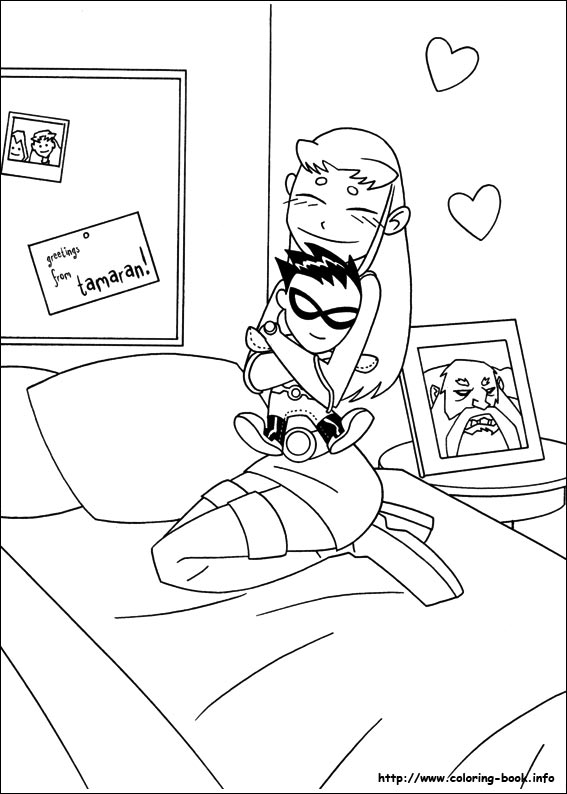 Teen Titans coloring picture