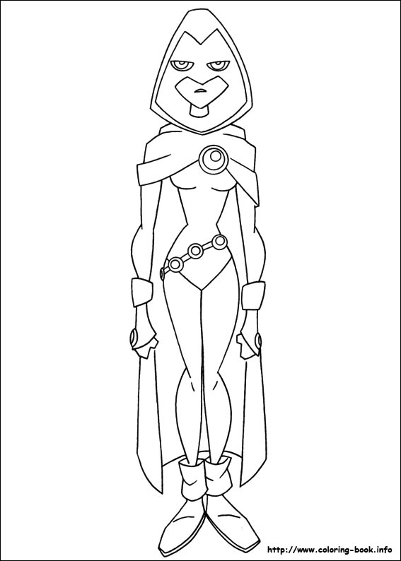 Teen Titans coloring picture