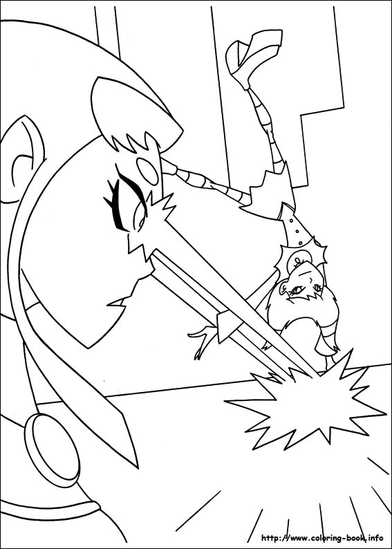 Teen Titans coloring picture