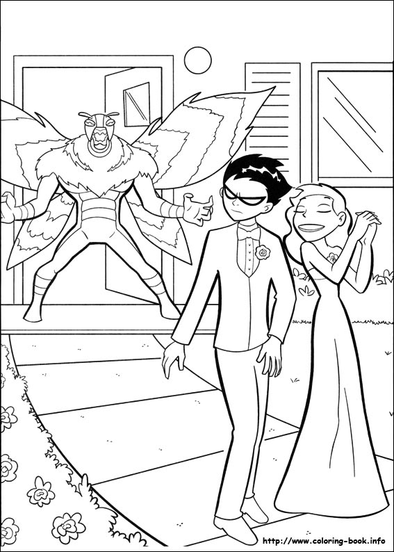 Teen Titans coloring picture