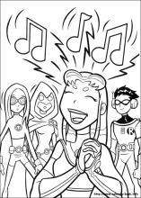 team titans coloring pages