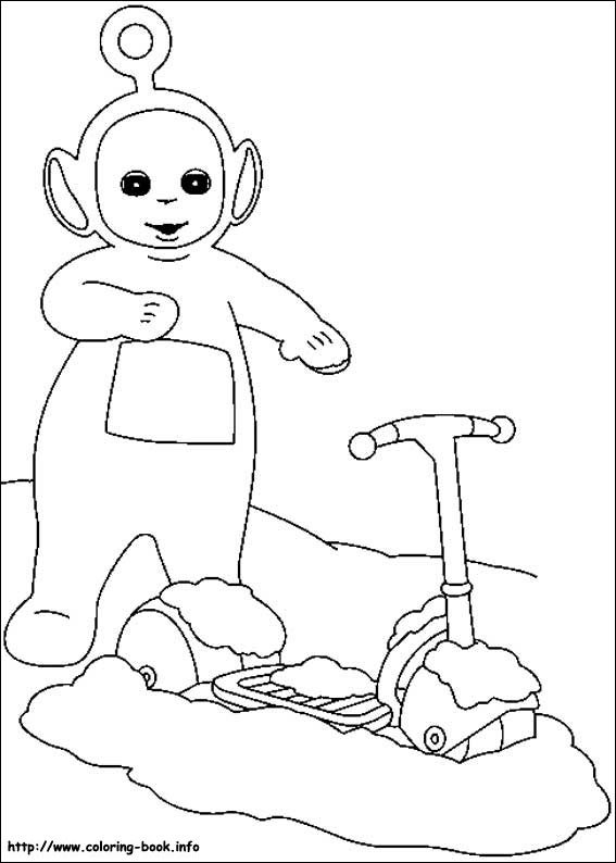 Teletubbies coloring picture