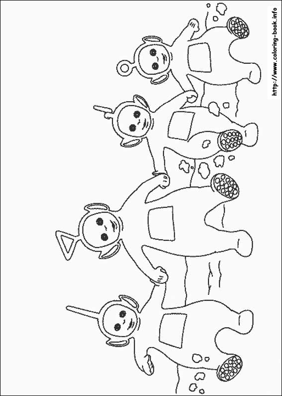 Teletubbies coloring picture