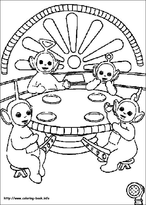 Teletubbies coloring picture