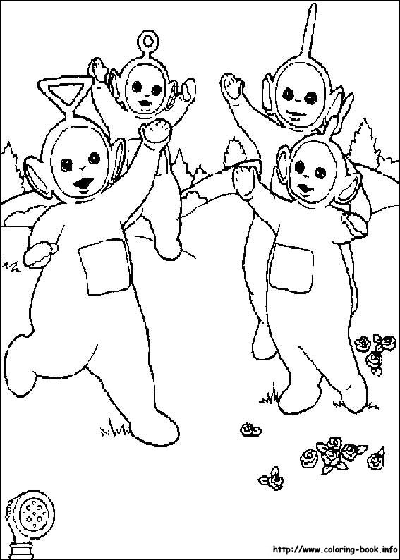 Teletubbies coloring picture