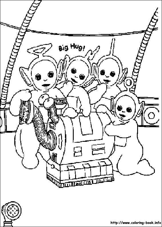 Teletubbies coloring picture