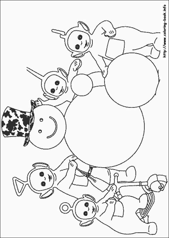 Teletubbies coloring picture