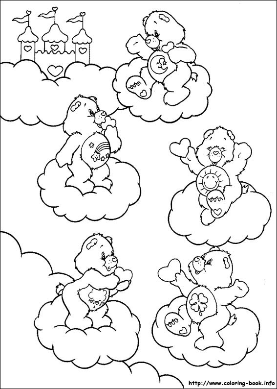 The Treatment Bears coloring webpages upon photograph relating to Care Bear Belly Badges Printable named The Treatment Bears coloring web pages upon