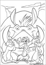 lion king coloring book pages