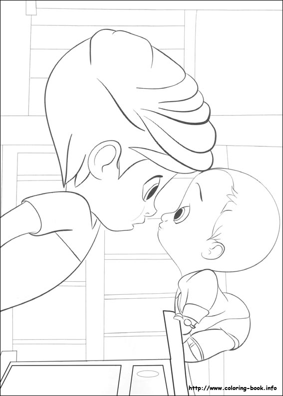 The Boss Baby coloring picture