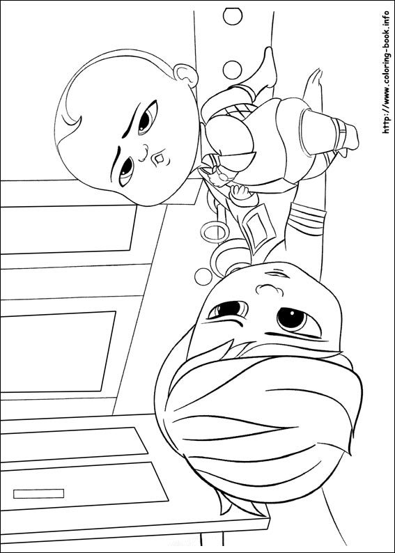 The Boss Baby coloring picture