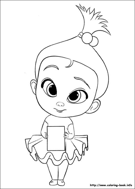 The Boss Baby coloring picture