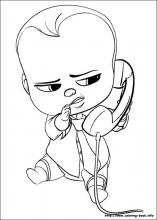 The Boss Baby Coloring Pages On Coloring Book Info