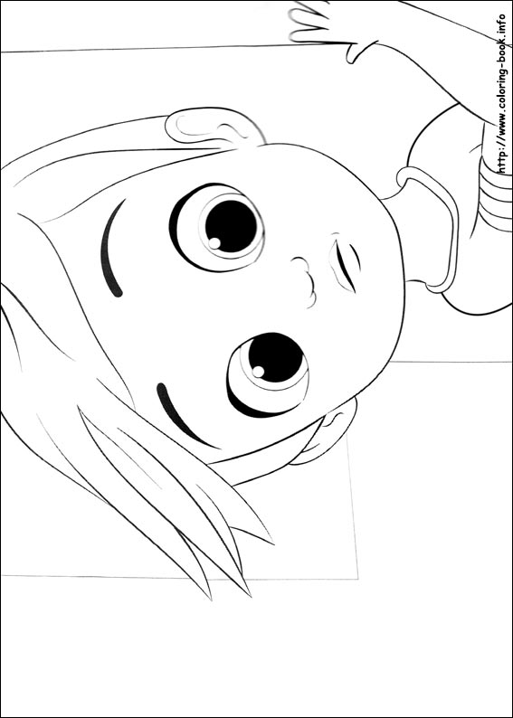 The Boss Baby coloring picture